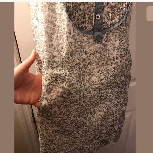 J. CREW Delphinium Dress Mini Floral Silk Cotton Pleated Dainty Flower Pockets - Picture 6 of 9